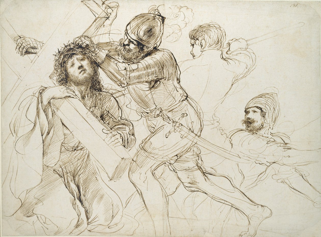 Kristus som bär korset, c1625-1628 av Guercino