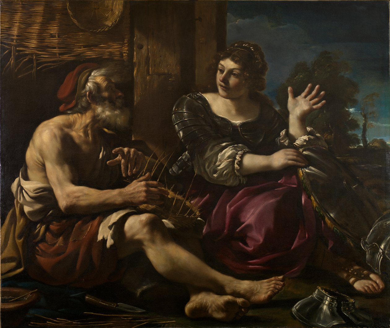 Erminia och herden, 1620-talet av Guercino