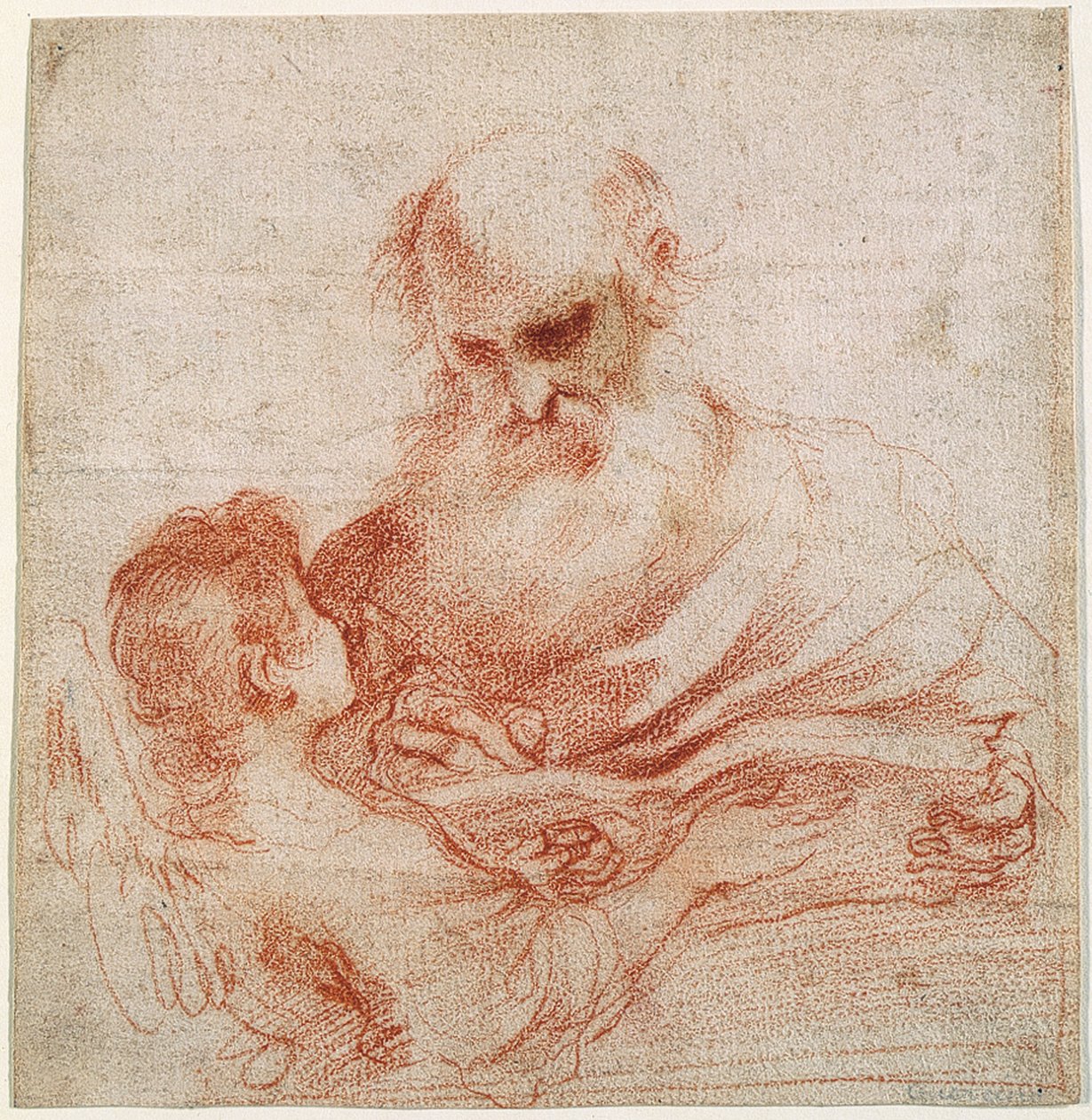 Evangelisten Matteus med ängeln av Guercino
