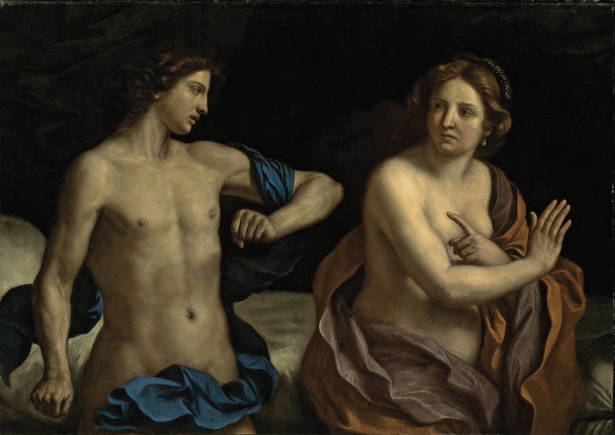 Guercino - Amnon och Tamar av Guercino