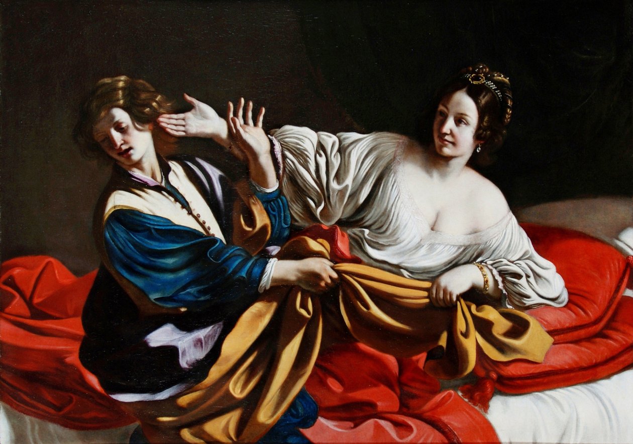 Josef och Potifars hustru, 1631 av Guercino