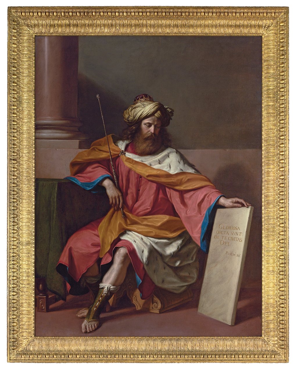 kung David av Guercino