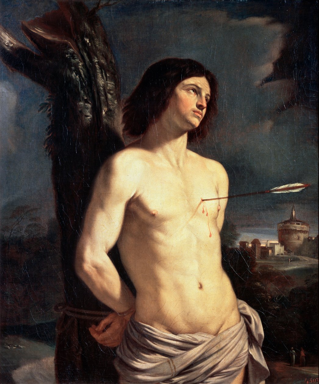 Sankt Sebastian, 1642. av Guercino