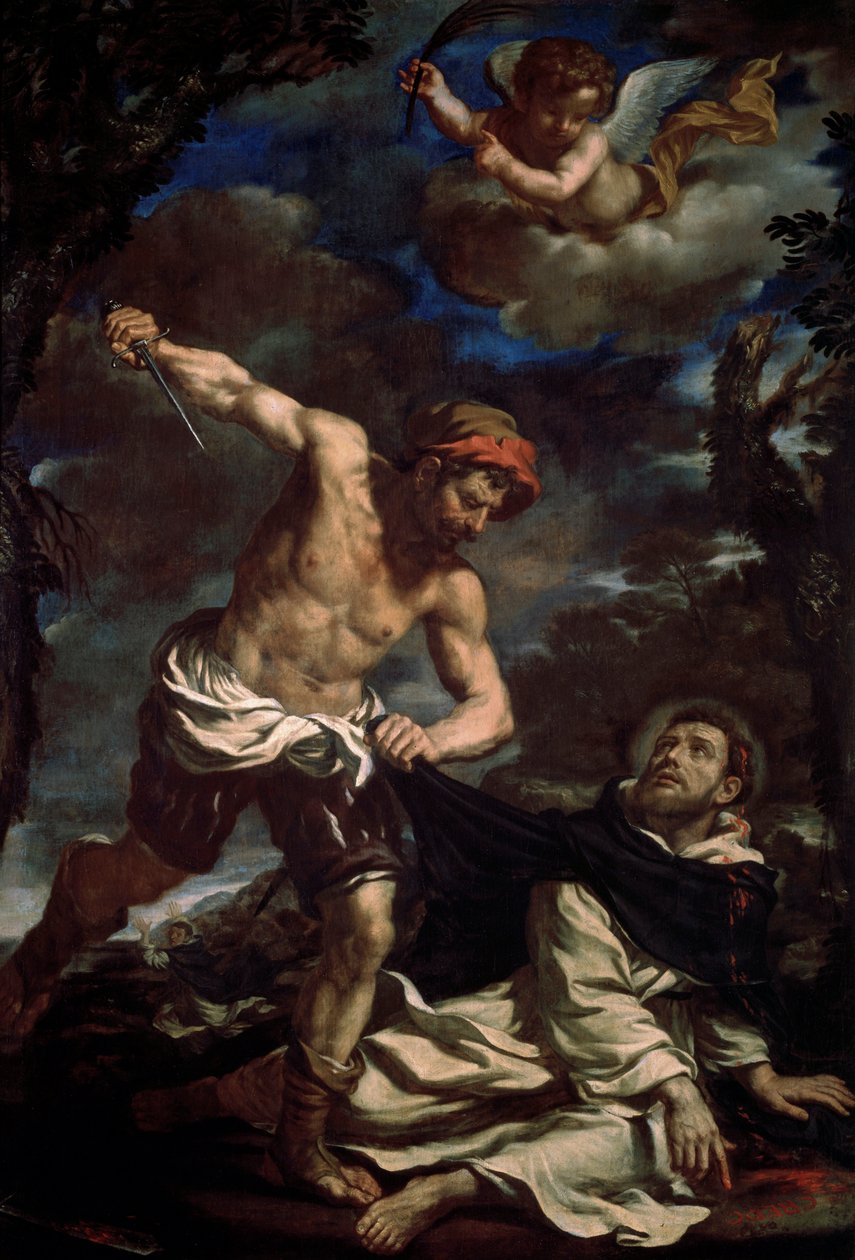 Sankt Peters martyrskap, slutet av 1620-talet av Guercino