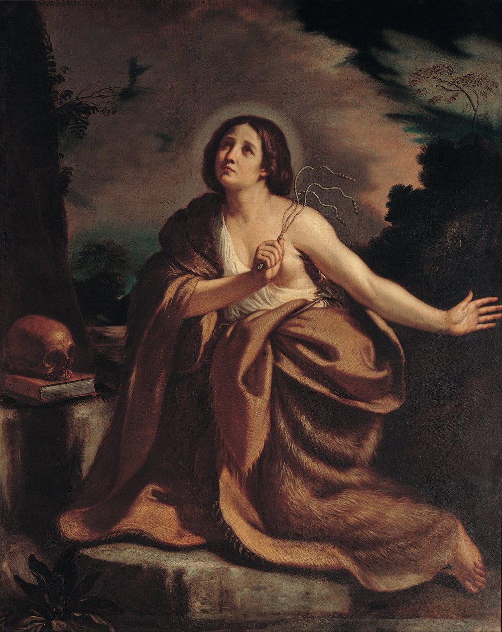 Penitent Magdalene av Guercinos workshop