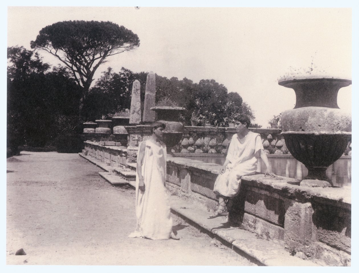 Bagnaia, Villa Lante (foto) av Guglielmo (1852 1930) Plüschow