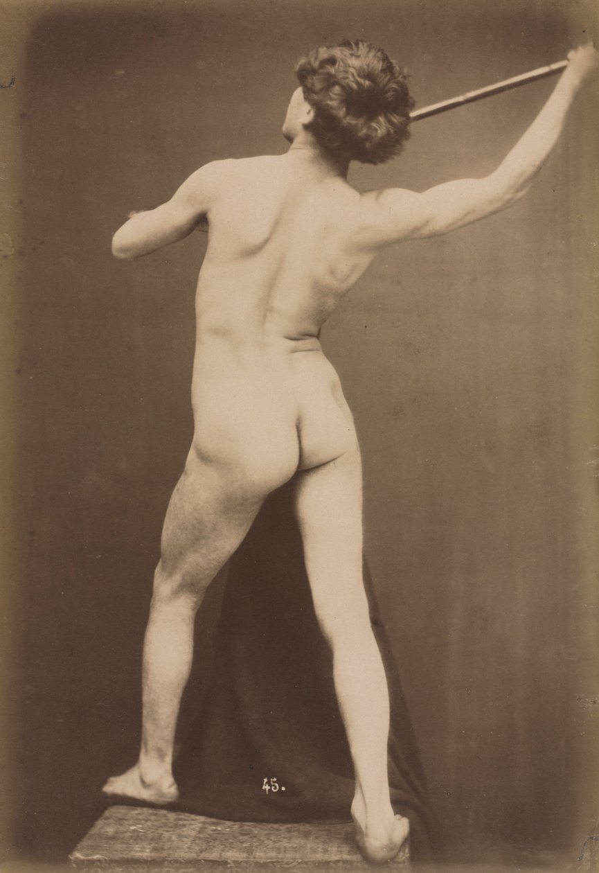 Naken man, c. 1870-1875. av Guglielmo Marconi