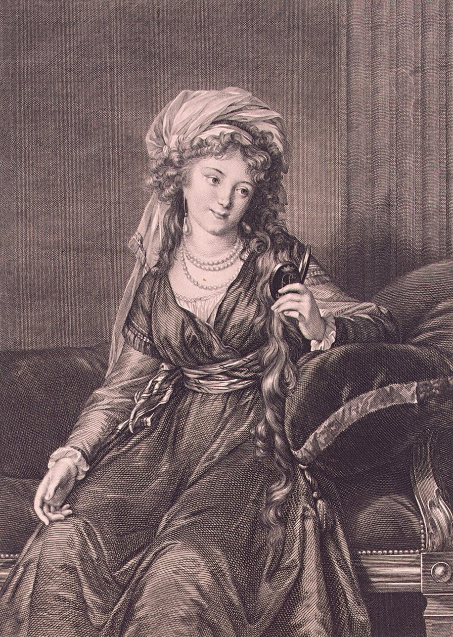 Porträtt av grevinnan Yekaterina Skavronskaya, född von Engelhardt 1761-1829, 1791 av Guglielmo Morghen