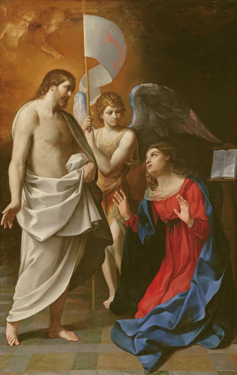 Kristus som visar sig för jungfrun, c.1608 av Guido Reni