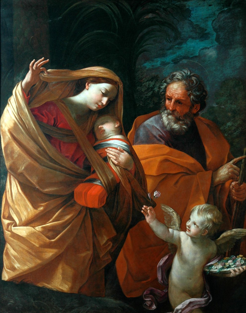 Flykten till Egypten av Guido Reni
