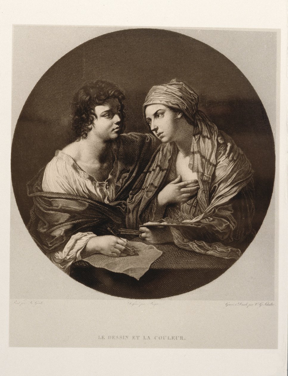Ritnings- och färgförbundet av Guido Reni
