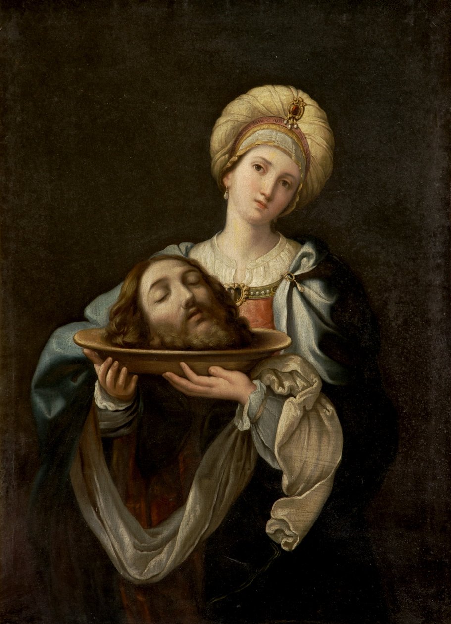 Salome med Johannes Döparens huvud av Guido after Reni