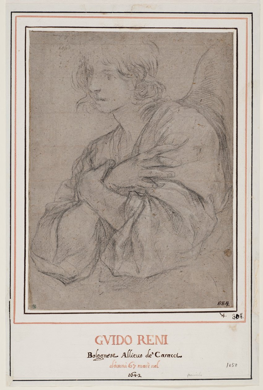 En ängel med korslagda armar av Guido Reni
