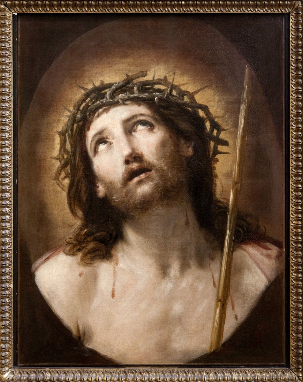 Kristus med vassen, även känd som Ecce Homo, c.1639-40 (olja på duk) av Guido Reni