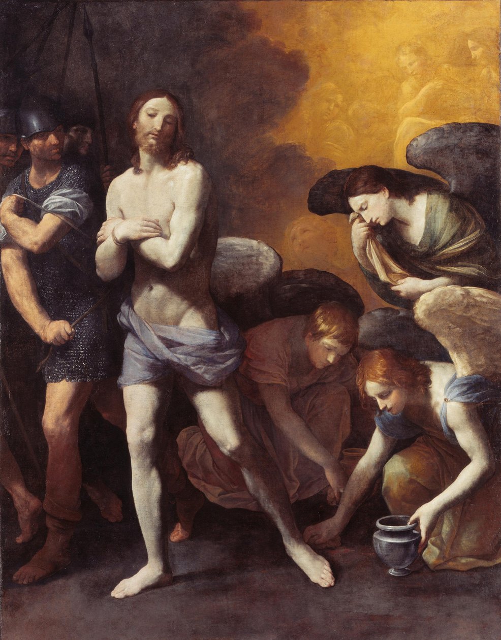 Kristi bortförande efter piskningen av Guido Reni