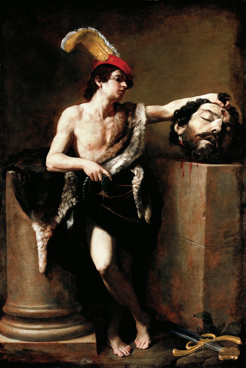 Italien, David med Goliats huvud av Guido Reni