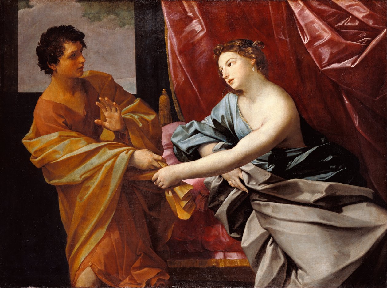 Josef och Potifars hustru av Guido Reni