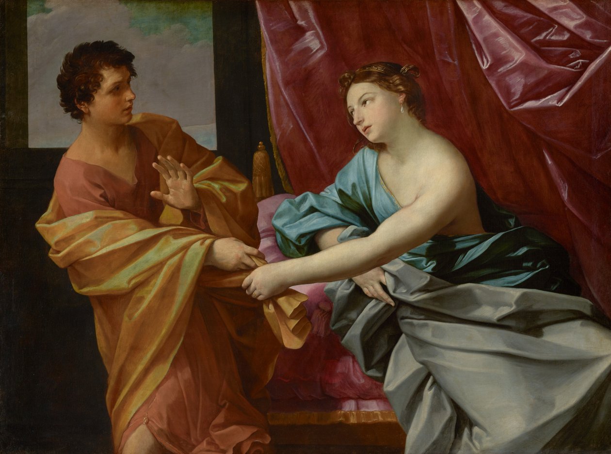 Josef och Potifars hustru av Guido Reni