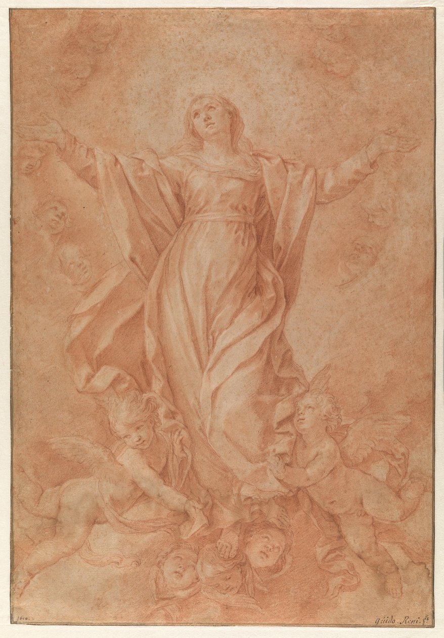 Marias himmelsfärd av Guido Reni