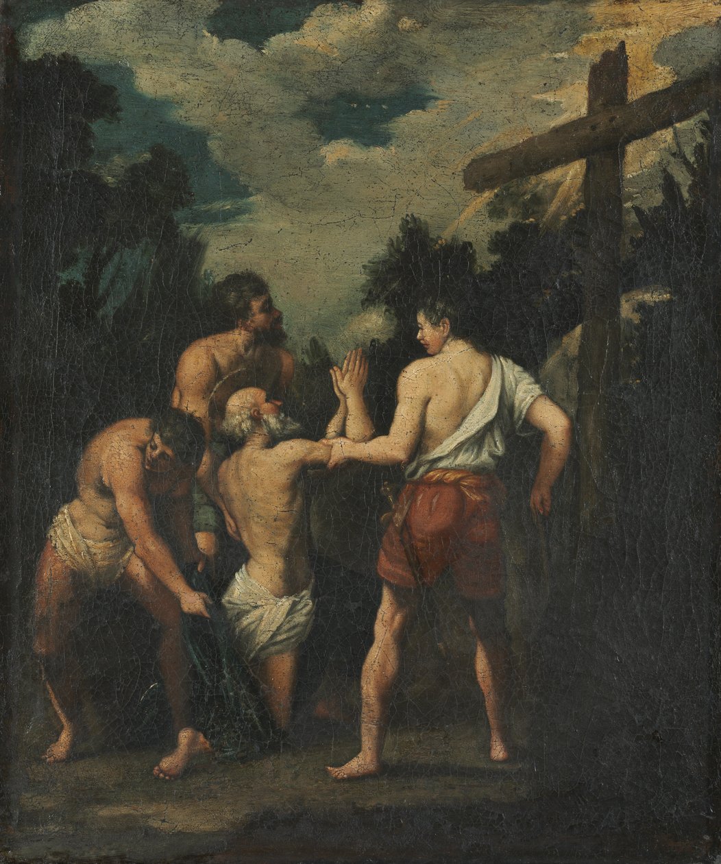 Den helige Andreas martyrdöd av Guido Reni