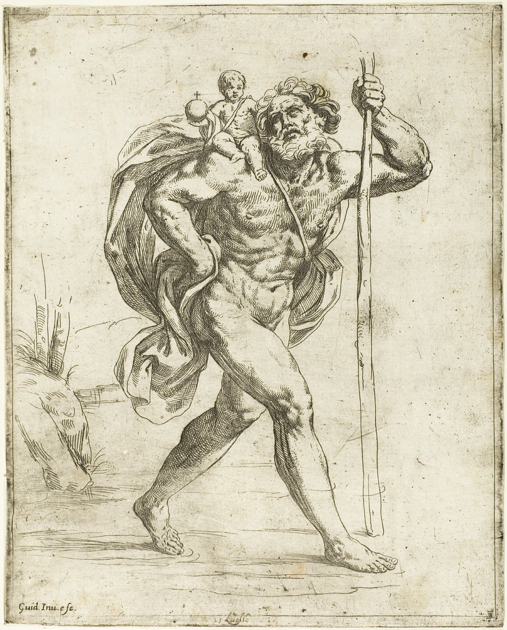 Sankt Kristoffer av Guido Reni