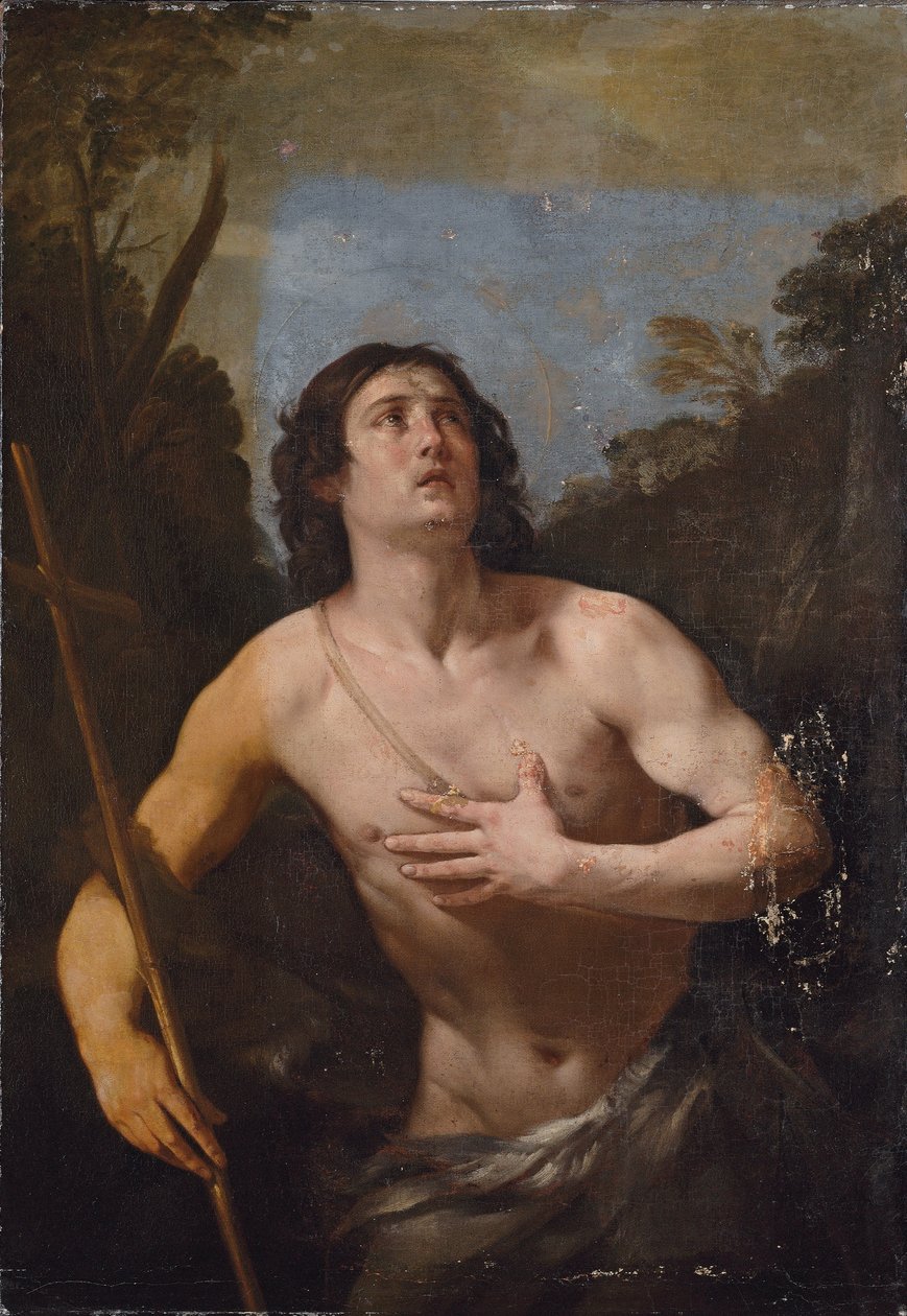 Johannes Döparen i vildmarken av Guido Reni