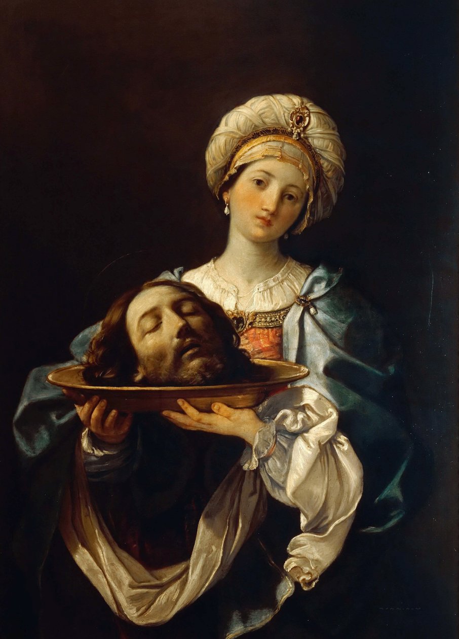 Salome håller huvudet på Johannes Döparen, ca 1638. av Guido Reni