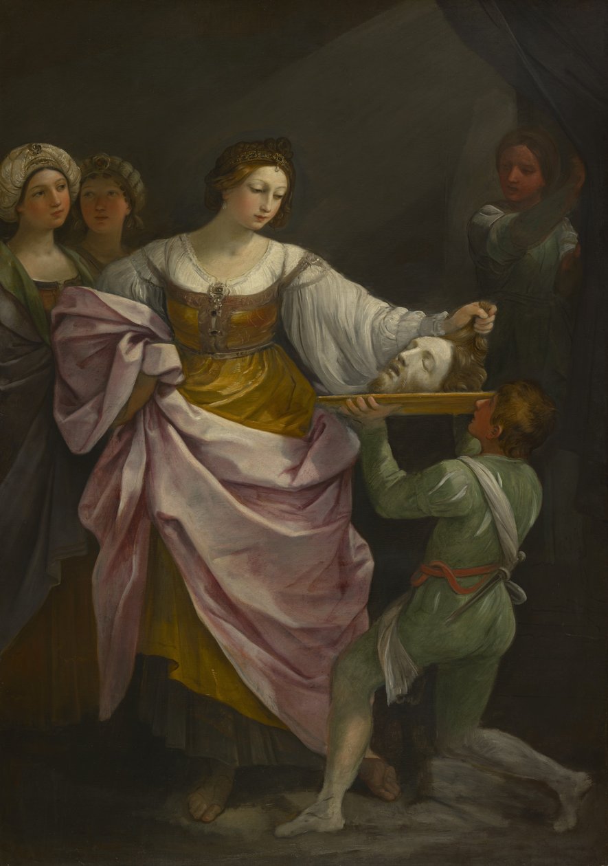Salome med Johannes Döparens huvud, ca 1639-42 av Guido Reni