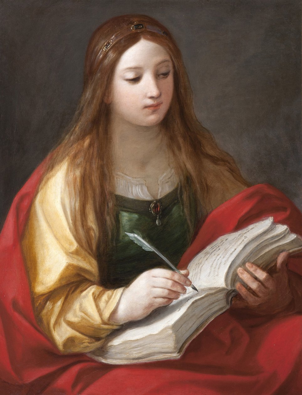 Sibylle - Sibyl par Reni, Guido (1575-1642). Olja på duk, Strada Nuova Museer, Genua av Guido Reni
