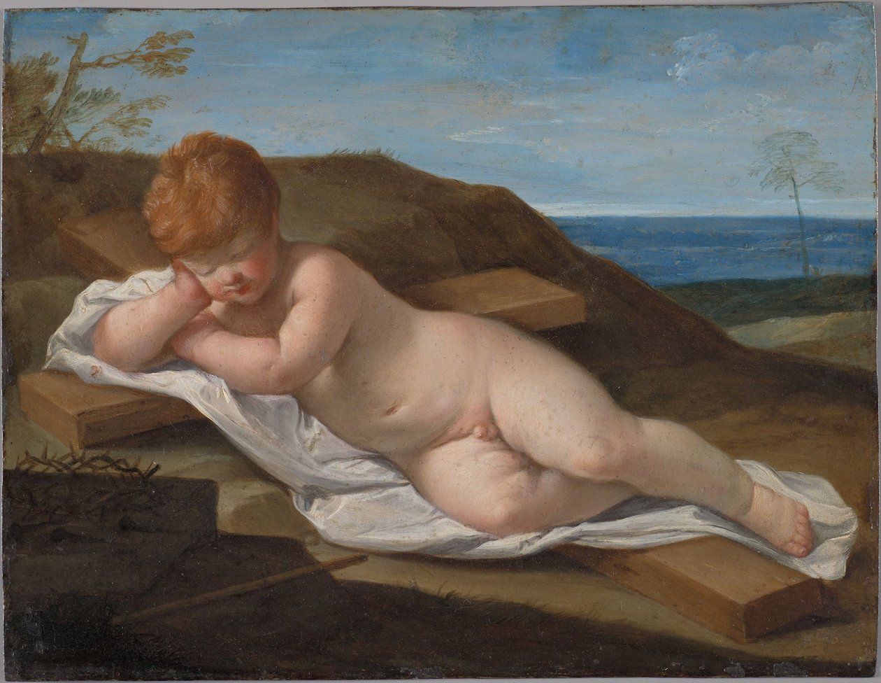 Det sovande Kristusbarnet av Guido Reni