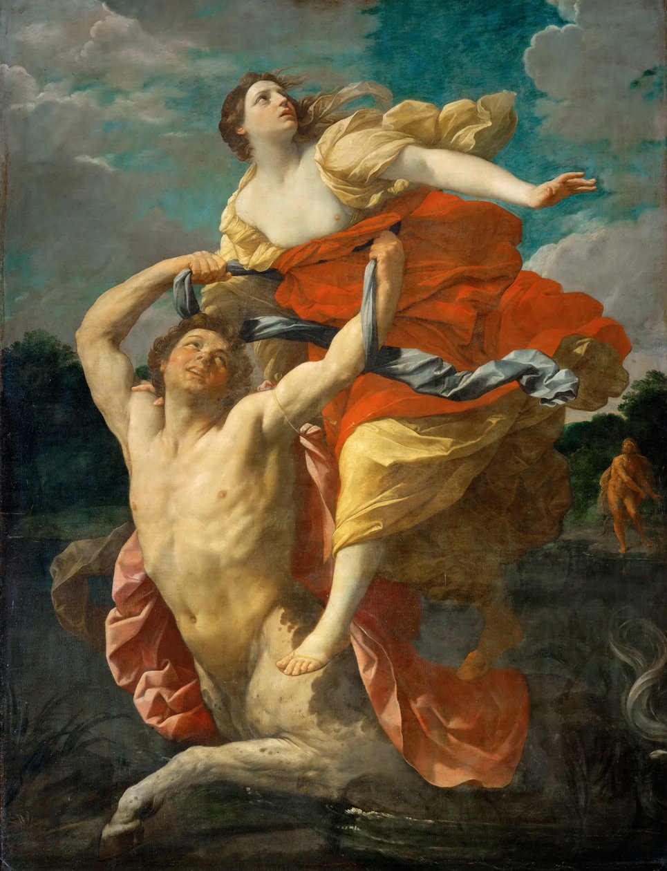 Bortförandet av Deianeira av kentauren Nessus av Guido Reni