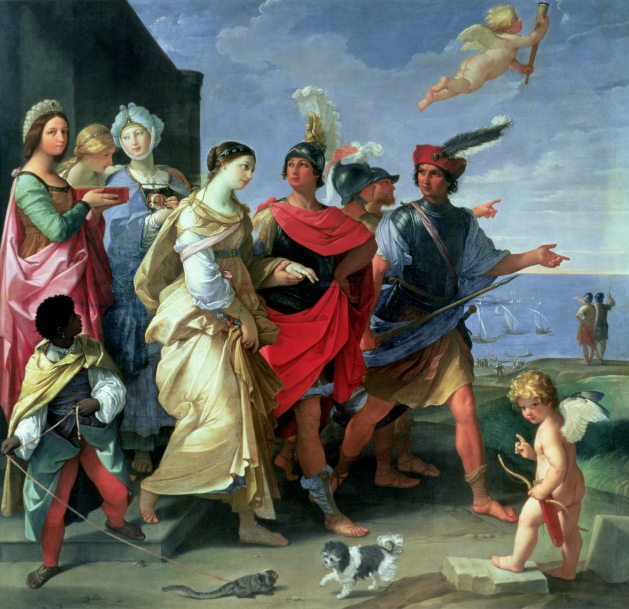 Bortförandet av Helen, c.1626-31 av Guido Reni