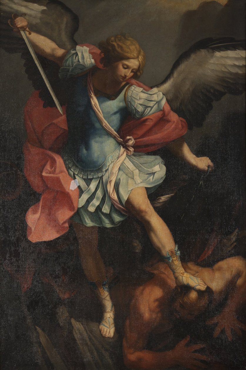 Ärkeängeln Mikael besegrar Satan av Guido Reni