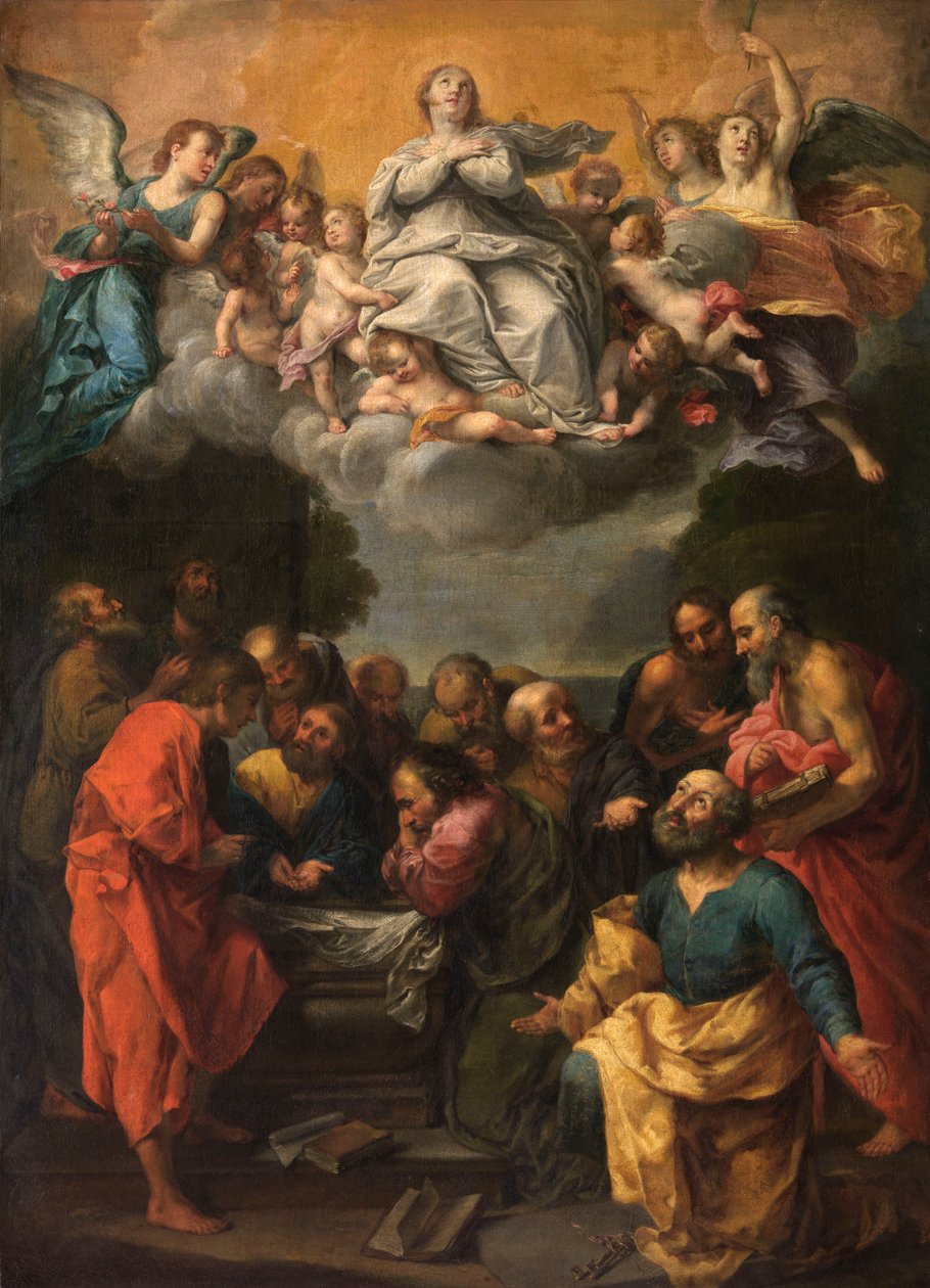 Marias himmelsfärd av Guido Reni