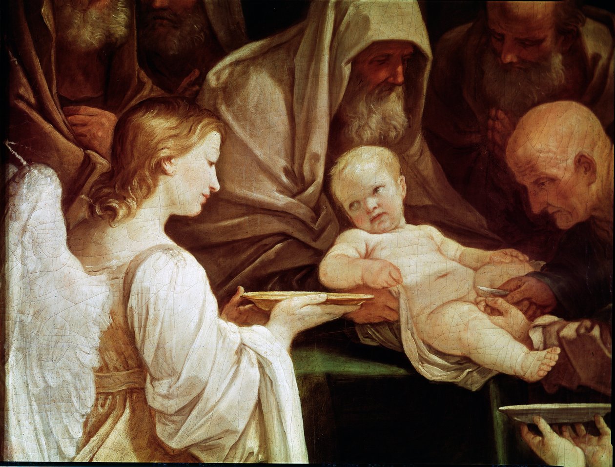 Omskärelsen, detalj (Målning av Guido Reni