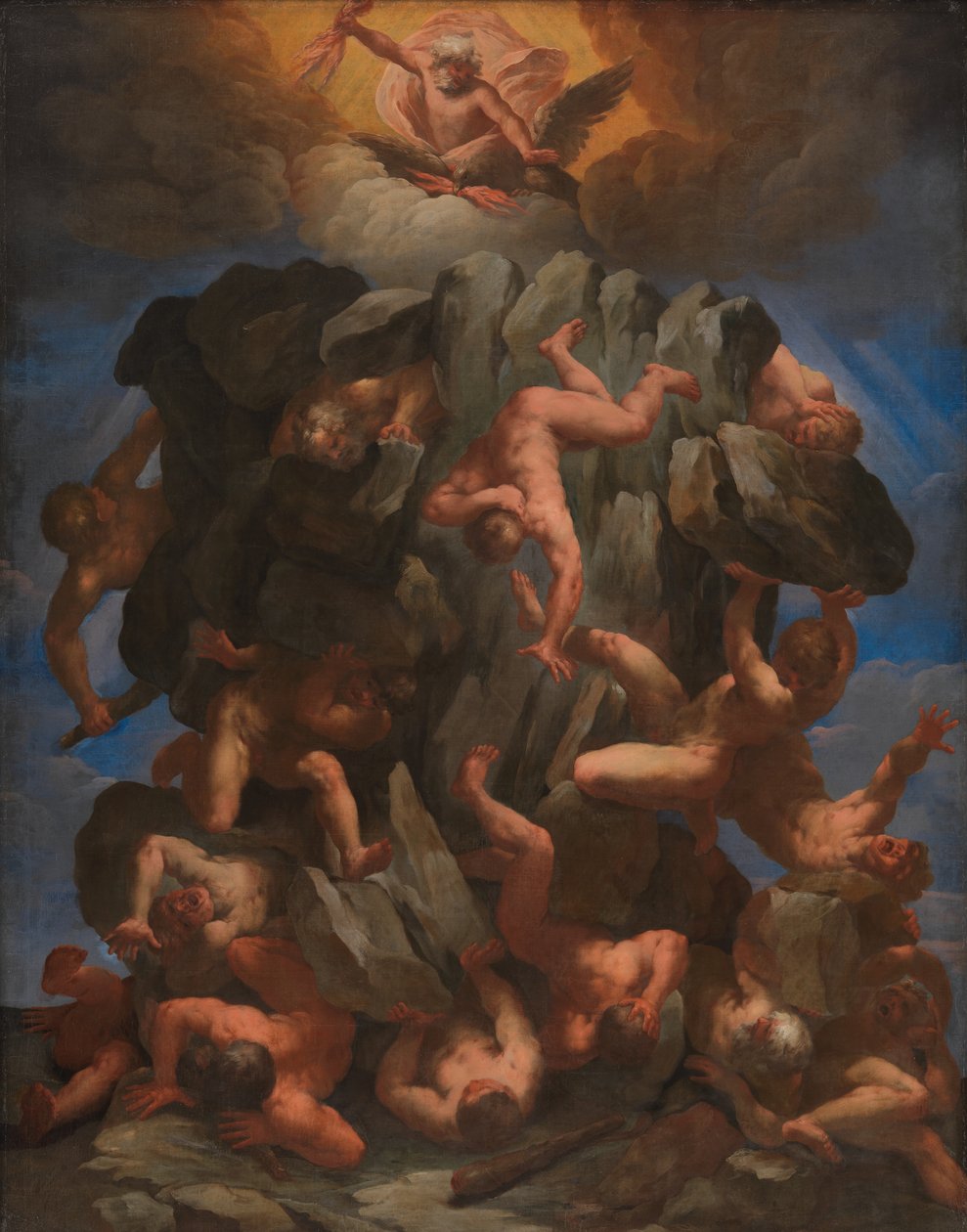 Jättarnas fall av Guido Reni