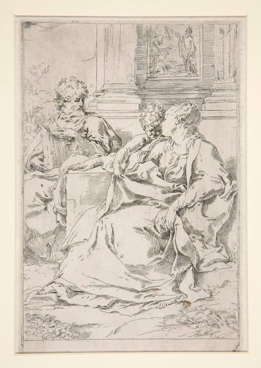 Den heliga familjen av Guido Reni