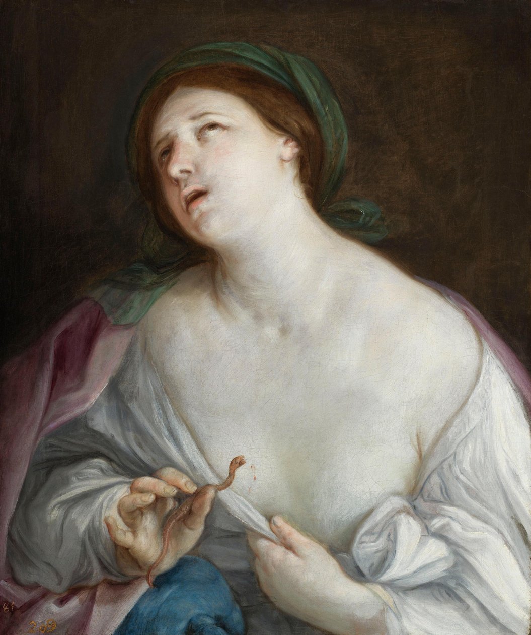 Kleopatras självmord av Guido Reni