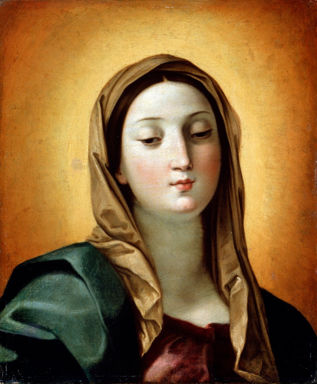 Jungfrun, sent 1500- eller 1600-tal av Guido Reni
