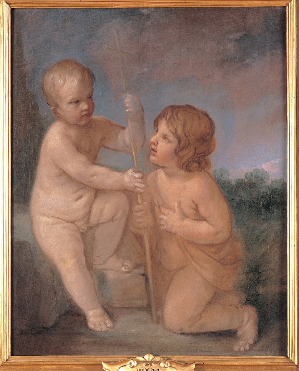 Jesusbarnet och S:t Johannes av Guido Reni