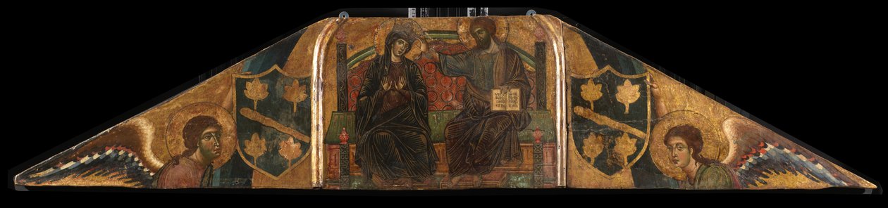 Jungfruns kröning, c.1260 av Guido da Siena