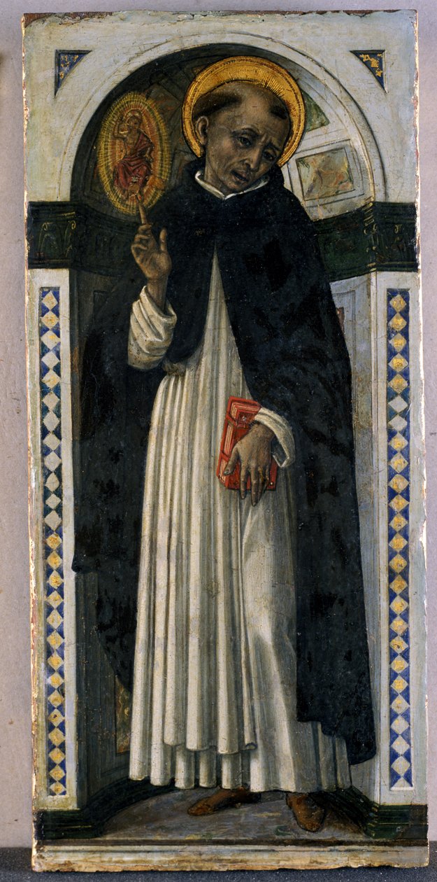 St. Vincent Ferrer, ca 1500 (tempera på trä) av Guidoccio di Giovanno Cozzarelli