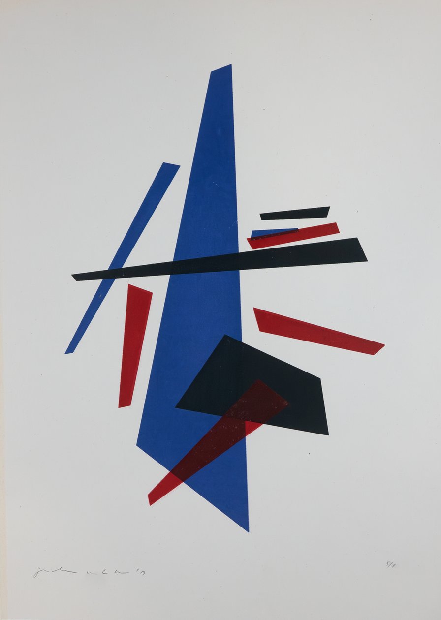 Movement Nº7, 2019 (silkscreen) av Guilherme Pontes