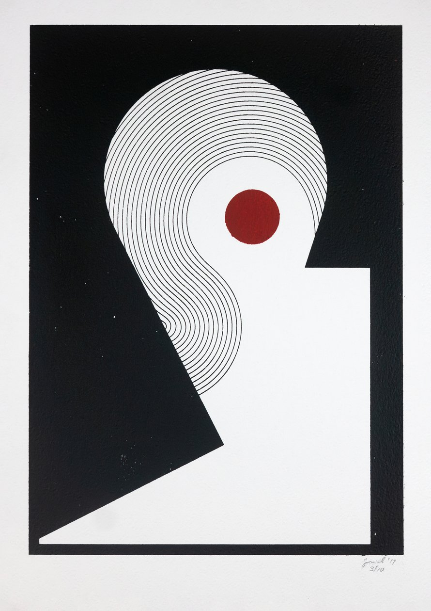 Portrait Of A Ballerina Nº1, 2019 (silkscreen) av Guilherme Pontes