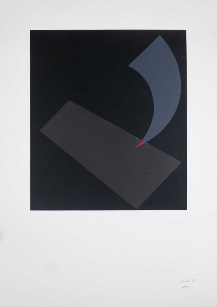 Prometheus Wound In Silkscreen, 2018 (silkscreen) av Guilherme Pontes