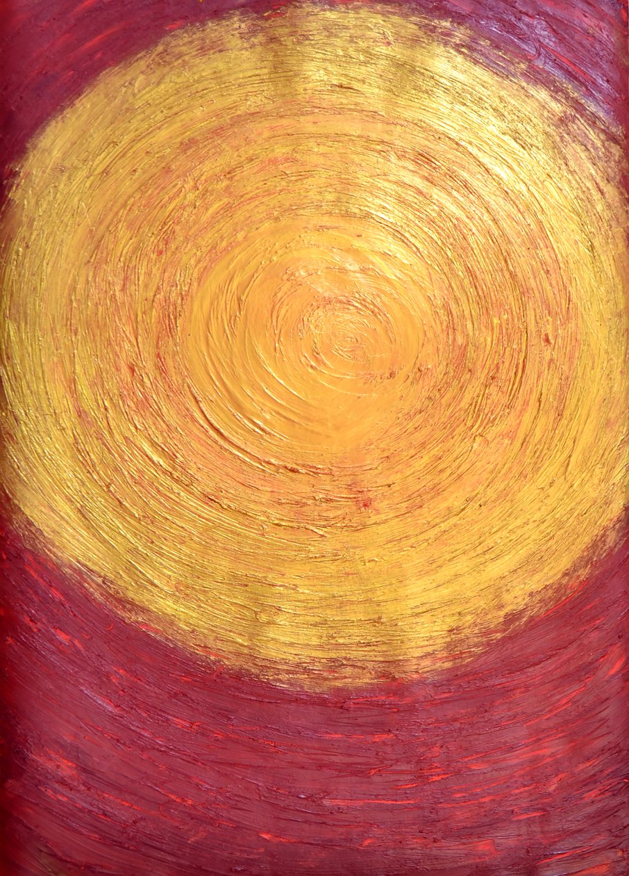 Ställ in kontrollerna på solens hjärta, 2014 (akryl på papper) av Guilherme Pontes