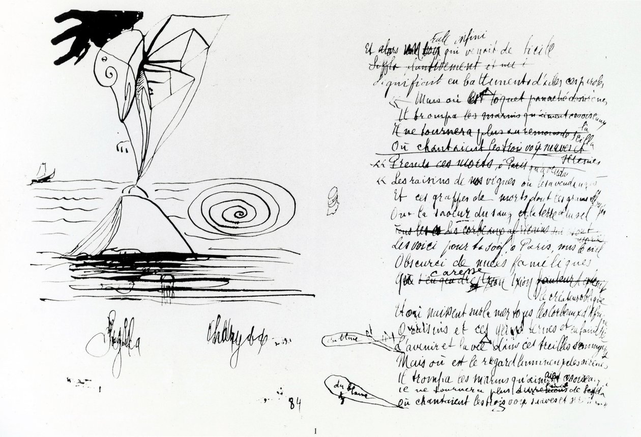 Vendémiaire, från "Alcools", 1913 av Guillaume Apollinaire