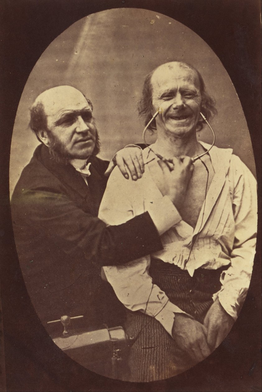 Mekanism för mänsklig fysiognomi eller elektrofysiologisk analys av passionsuttryck av Guillaume Benjamin Armand Duchenne de Boulogne