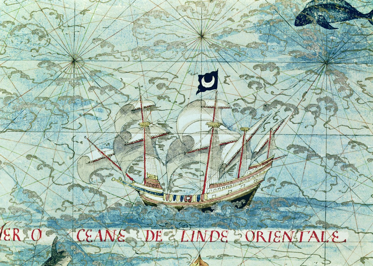 Fol.36v A Caravel, från 