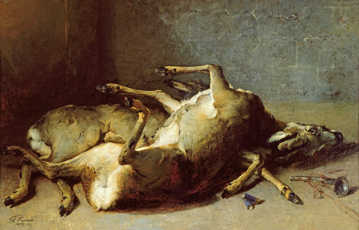 Rådjur, 1893 av Guillaume Romain Fouace